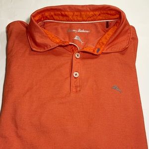 TOMMY BAHAMA Men’s Large Orange Golf Polo